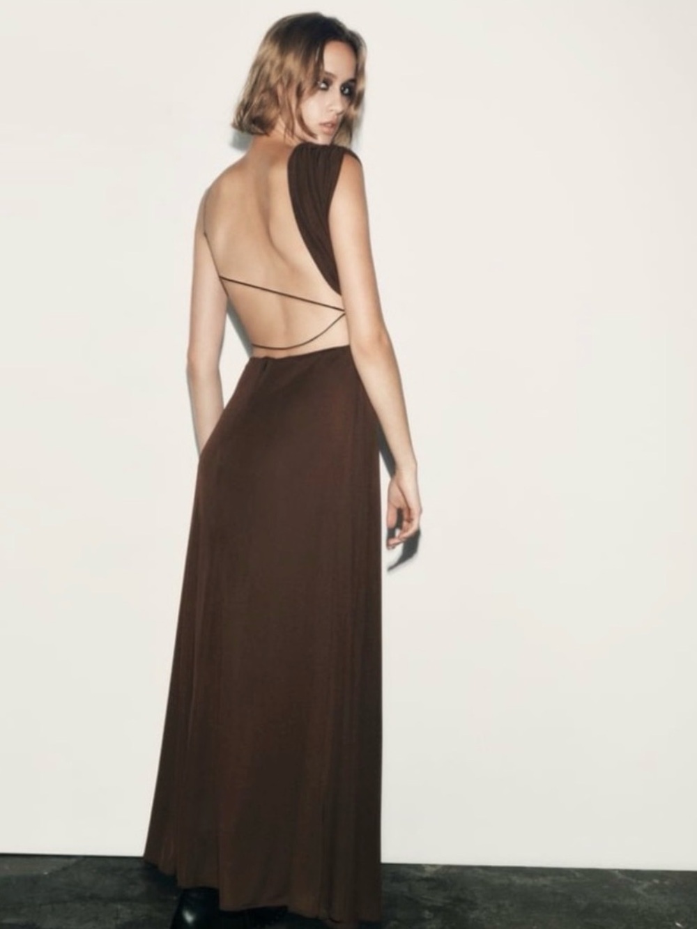 ✨ ZARA DRAPED ASYMMETRIC DRESS — LIMITED EDITION, SOLD OUT ✨